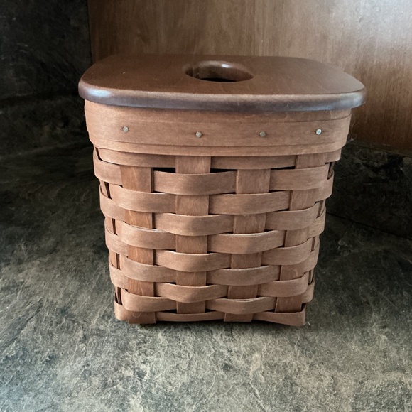 Longaberger Tall Tissue Basket Set - Picture 3 of 9